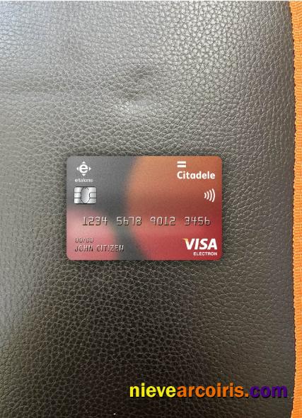 Estonia Citadele filiale AS bank visa electron card photolook